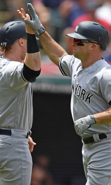 Yankees overcome costly late errors, edge Indians 7-6 in 10
